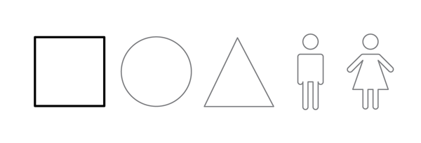 Figure 16. Various body icons.