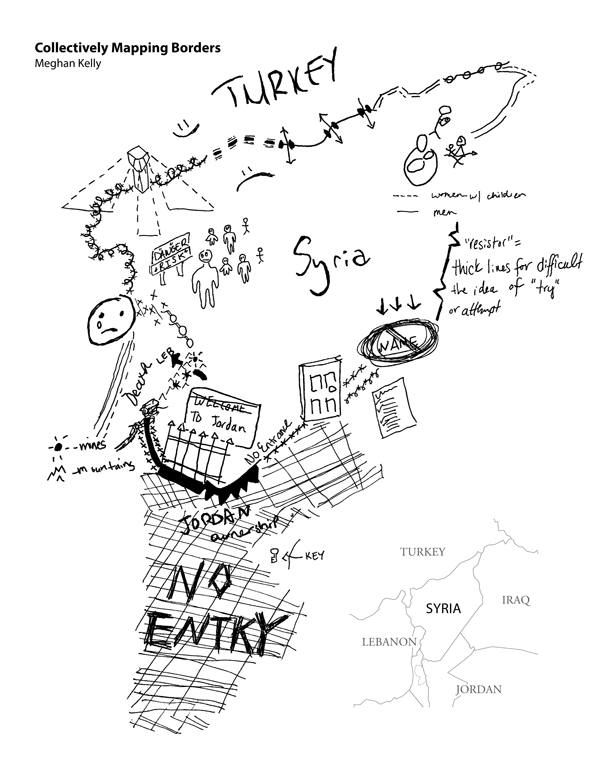 Figure 19. Collectively Mapping Syria’s Border (Kelly 2016).