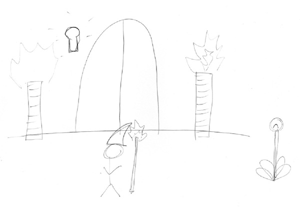 Figure 6. Nelly struggling to solve a problem in The Legend of Zelda: Ocarina of Time.