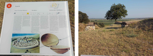 Figure 13. Left: Signage with a realistic map (bottom left) and an abstracted map (top right). Right: Vista. It is difficult to relate the map to the environment because it doesn’t show salient landmarks.