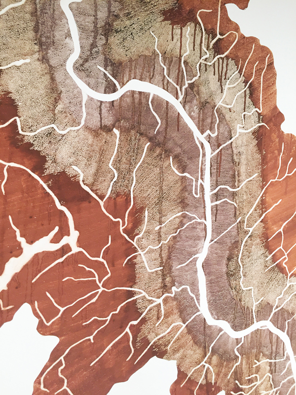 Middle Delaware - Musconetcong Drawing, detail.