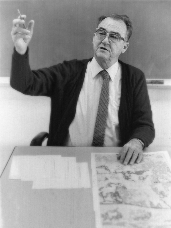 Figure 1. Dr. Jenks expounding on something map-related.