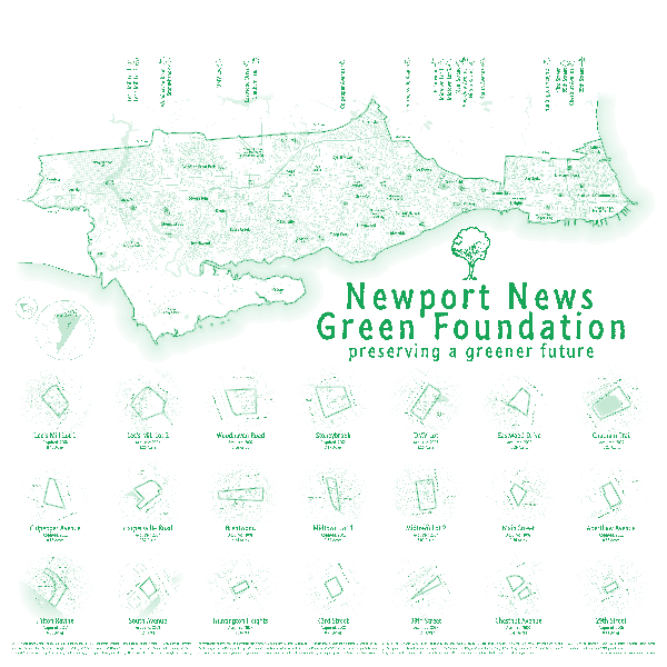 “It is a good map of the achievements of a local non-profit. The general conception and layout are elegant and understated, and the map should be inexpensive to print.” —Mark Denil