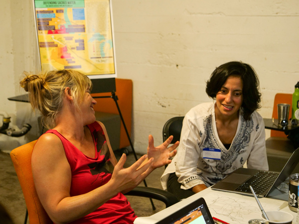 J. H. Blakeslee and Molly Roy.