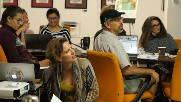 Diana Negrín and guerrillas.