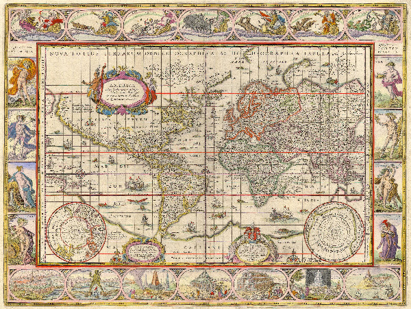 Nova totius terrarum orbis, Willem Janszoon Blaeu.