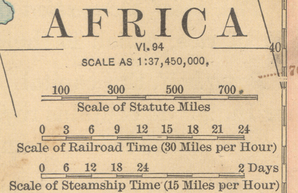 Triple scale bar typical of Monteith’s late maps, which remained in use for many years after his death.