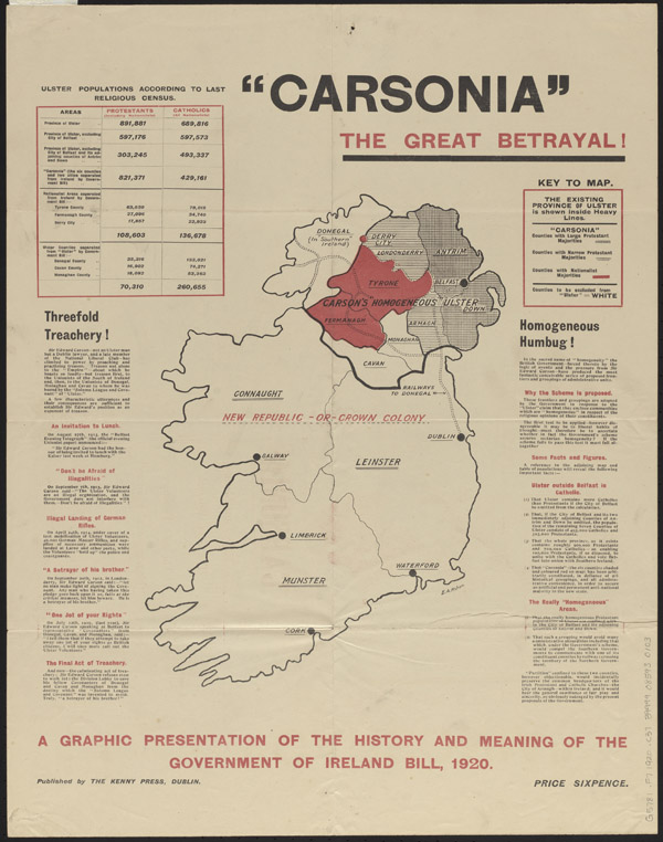 E. A. Aston, “Carsonia” The Great Betrayal! (Kenny Press, 1920).