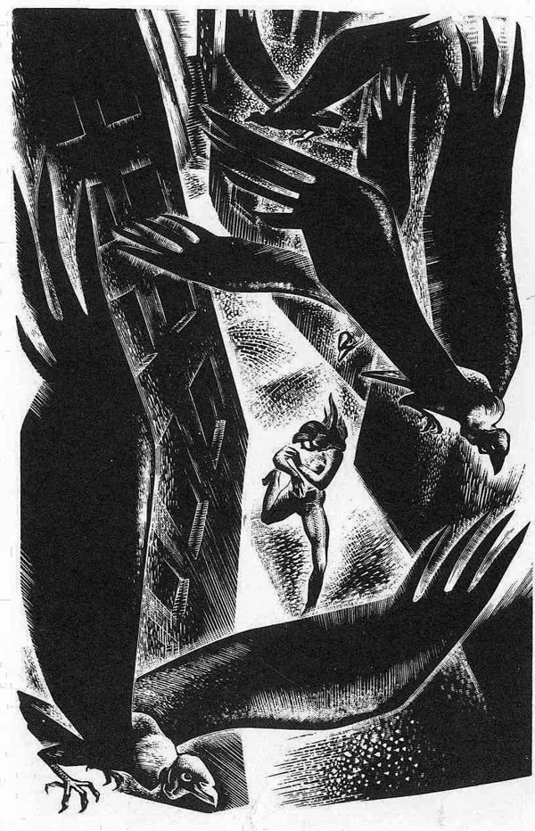 Figure 3. Page from Song Without Words: A Book of Engravings on Wood by Lynd Ward. 1936.