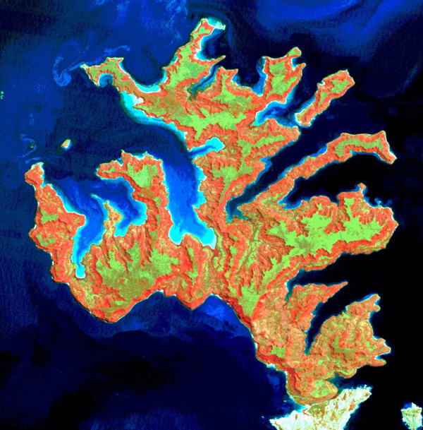 Figure 4. Sample airphoto/imagery as location map (Hickey 2005).