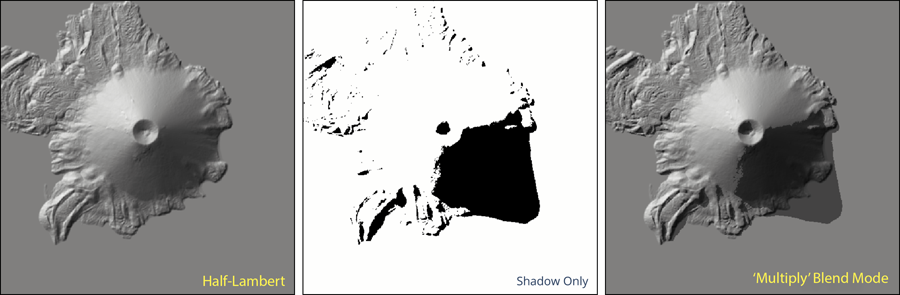 Figure 11. Shadows-only and shade layers.