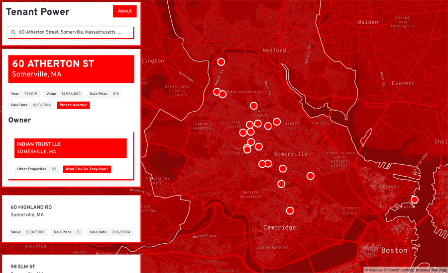 Figure 4. Mutual Aid Medford and Somerville (built by Eric), “Tenant Power.”