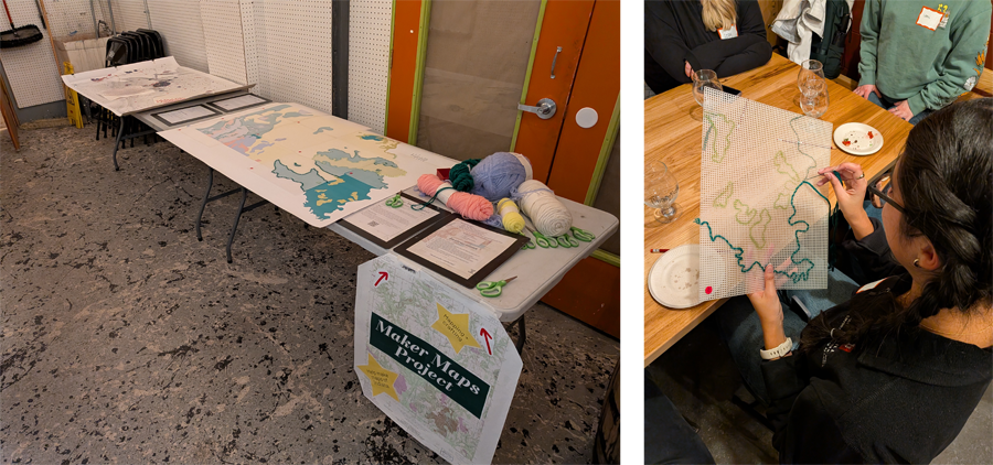 Figure 5. Collaborative maps at a GIS Day event.