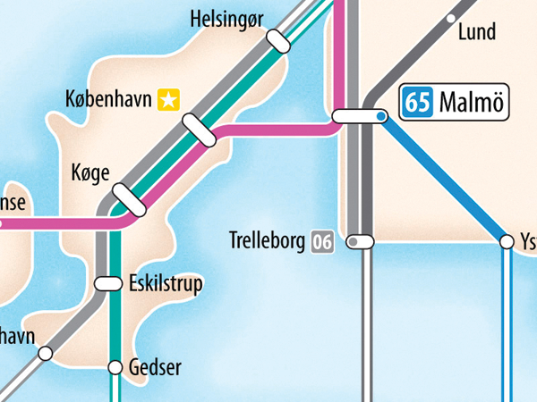 Figure 5. European E-Road diagram (detail)