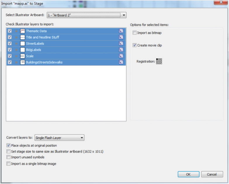 Figure 4. Final import options for mapp.ai