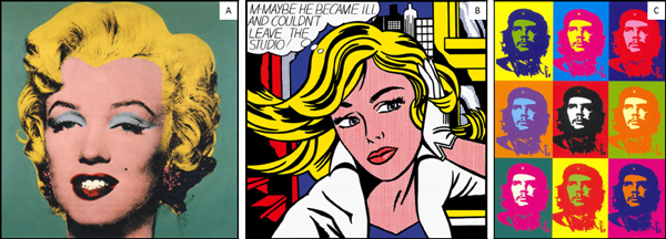 Figure 2: A set of representative images of the Pop Art movement.