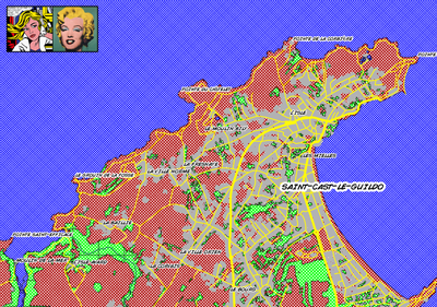 Figure 3: Three examples of Pop Art maps, from
Christophe et al. (2012) (IGN Data: BDTOPO®).