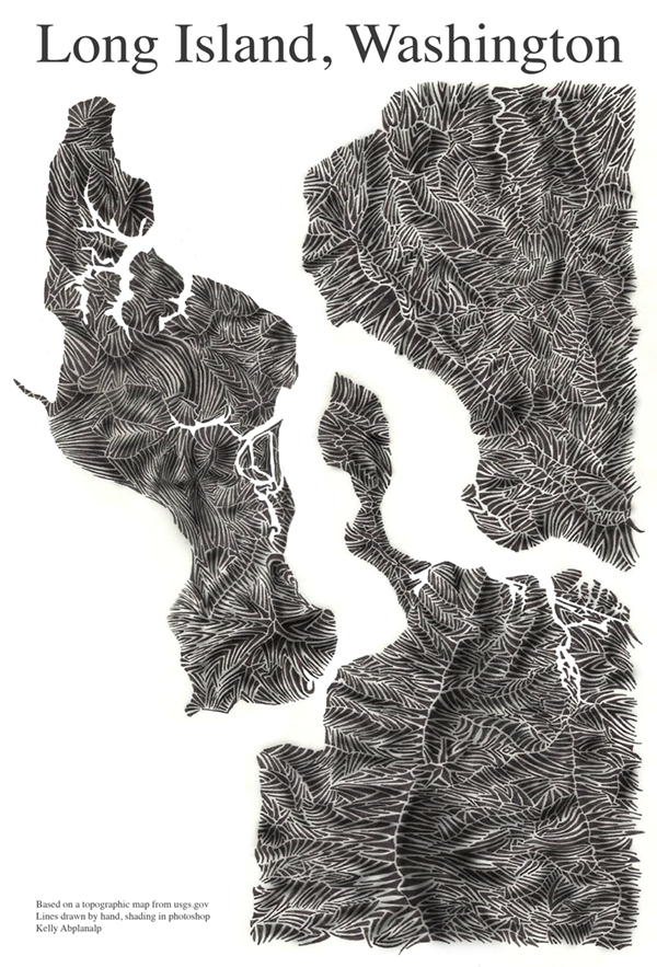 Long Island off the coast of Washington state.