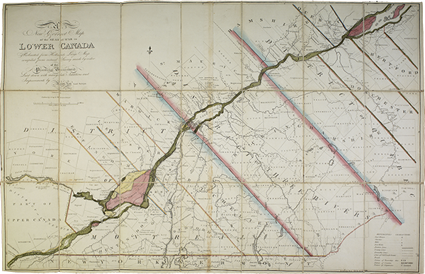 Figure 6: Amos Lay, A New Correct Map of the Seat of War in Lower Canada, 1813.