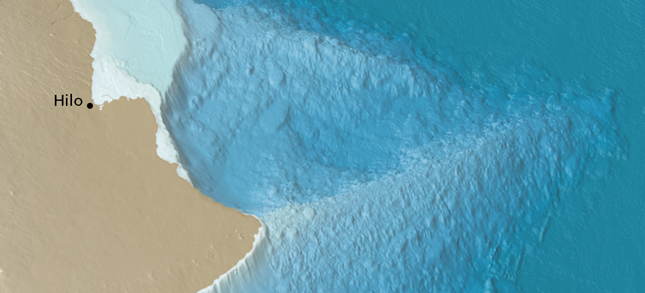 View Of Mountains Unseen Developing A Relief Map Of The Hawaiian