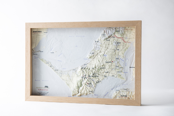 Figure 10. Ripe for research: How should we use relief shading and hypsometric tinting? Photo by Bonnie Savage.