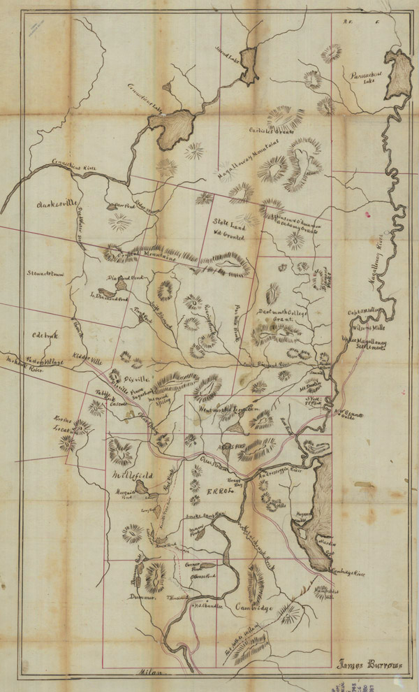 Figure 5. Map of the Second College Grant (1880).