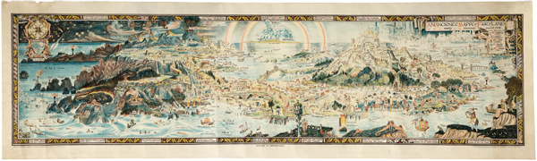 Figure 1. An anciente mappe of Fairyland: newly discovered and set forth, cartographer Bernard Sleigh, 1925.