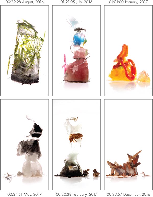 Figure 8. TRANSITORY NATURE OF TIME. Large scale digital prints on paper.