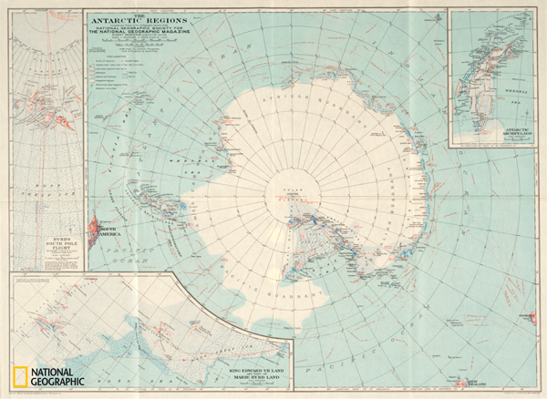 Figure 2. “The Antarctic Regions,” October 1932.