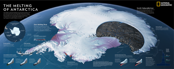 Figure 5. “The Melting of Antarctica,” July 2017.