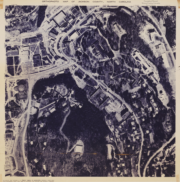 Figure 4. Orthophoto Map of Jackson County, North Carolina, L. Robert Kimball, 1980.