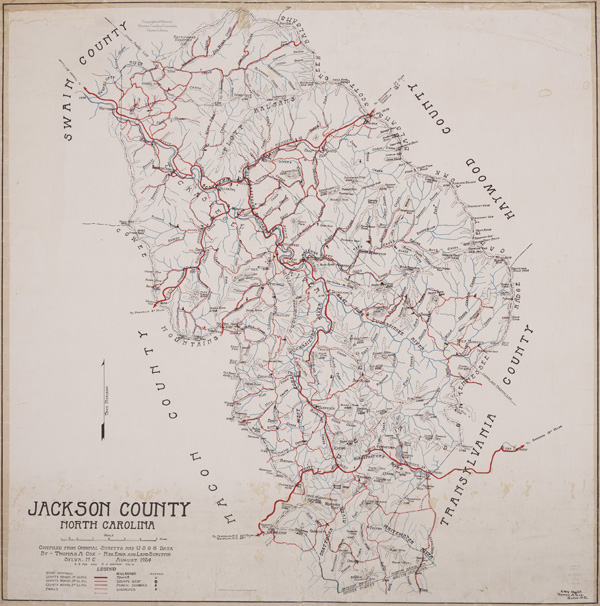 Figure 5. Jackson County, North Carolina, Thomas Cox, 1924.