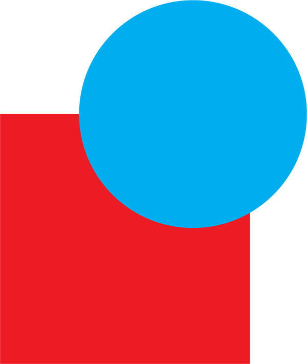 Figure 8. The blue circle hides the red square.