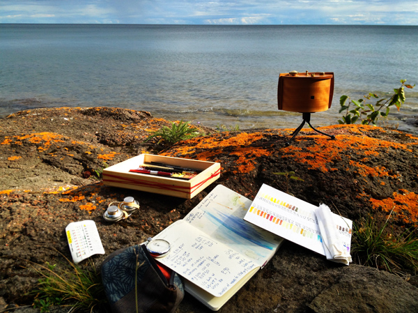 Stopping to Observe & Experience the Other, North Shore of Lake Superior, Minnesota, 2012.